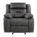  Manufacturer Color_Grey -- Madrona Hill 9989GY-1 Glider Reclining Chair IMAGE 1