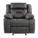  Manufacturer Color_Grey -- Madrona Hill 9989GY-1 Glider Reclining Chair IMAGE 1