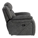  Manufacturer Color_Grey -- Madrona Hill 9989GY-1 Glider Reclining Chair IMAGE 3