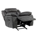  Manufacturer Color_Grey -- Madrona Hill 9989GY-1 Glider Reclining Chair IMAGE 4