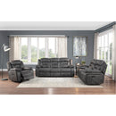 Manufacturer Color_Grey -- Madrona Hill 9989GY-1 Glider Reclining Chair IMAGE 5