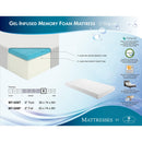  Size_Twin -- Altair MT-G06T 6" Twin Gel-Infused Memory Foam Mattress IMAGE 7