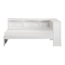  Homelegance Galen B2053BCW-1BC* Twin Bookcase Corner Platform Bed IMAGE 2