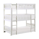  Homelegance Galen B2053TTTW-1* Triple Bunk Bed IMAGE 1