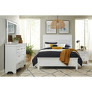 Color_White Size_Queen -- Blaire Farm 1675W-1* Queen Bed IMAGE 4
