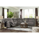  Manufacturer Color_Slate -- Signature Design by Ashley Next Gen DuraPella Power Reclining Leather Look Loveseat with Console IMAGE 17