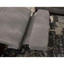  Manufacturer Color_Slate -- Signature Design by Ashley Next Gen DuraPella Power Reclining Leather Look Loveseat with Console IMAGE 9
