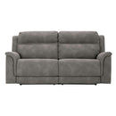  Manufacturer Color_Slate -- Signature Design by Ashley Next Gen DuraPella Power Reclining Leather Look Sofa IMAGE 3