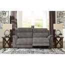  Manufacturer Color_Slate -- Signature Design by Ashley Next Gen DuraPella Power Reclining Leather Look Sofa IMAGE 6