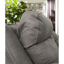  Manufacturer Color_Slate -- Signature Design by Ashley Next Gen DuraPella Power Reclining Leather Look Sofa IMAGE 7