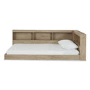  Size_Twin -- Signature Design by Ashley Oliah Bookcase Bed with Storage IMAGE 2