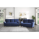  Manufacturer Color_Blue -- Homelegance Dunleith Stationary Fabric Loveseat IMAGE 6