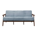  Manufacturer Color_Blue grey -- Homelegance Carlson Stationary Fabric Sofa IMAGE 1