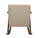  Manufacturer Color_Light brown -- Homelegance Waithe Rocking Fabric Chair IMAGE 4