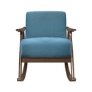  Manufacturer Color_Blue -- Waithe 1034BU-1 Rocking Chair IMAGE 2