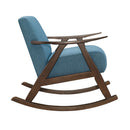  Manufacturer Color_Blue -- Waithe 1034BU-1 Rocking Chair IMAGE 3