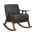  Manufacturer Color_Dark grey -- Waithe 1034DG-1 Rocking Chair IMAGE 1