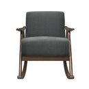  Manufacturer Color_Dark grey -- Waithe 1034DG-1 Rocking Chair IMAGE 2