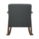  Manufacturer Color_Dark grey -- Waithe 1034DG-1 Rocking Chair IMAGE 4