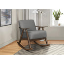  Manufacturer Color_Grey -- Waithe 1034GY-1 Rocking Chair IMAGE 5