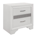  Color_White -- Luster 1505W-4 Night Stand IMAGE 2