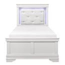  Size_Twin -- Lana 1556WT-1* Twin Bed with LED Lighting IMAGE 1