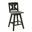  Homelegance Amsonia 5602-24BKS1 Swivel Counter Height Chair IMAGE 2