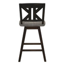  Homelegance Amsonia 5602-24BKS1 Swivel Counter Height Chair IMAGE 3