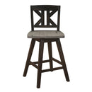  Homelegance Amsonia 5602-24BKS1 Swivel Counter Height Chair IMAGE 4