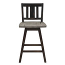  Homelegance Amsonia 5602-24BKS2 Swivel Counter Height Chair IMAGE 1