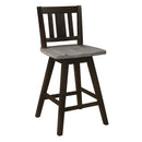  Homelegance Amsonia 5602-24BKS2 Swivel Counter Height Chair IMAGE 2