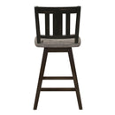  Homelegance Amsonia 5602-24BKS2 Swivel Counter Height Chair IMAGE 3