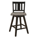  Homelegance Amsonia 5602-24BKS2 Swivel Counter Height Chair IMAGE 4