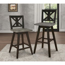  Homelegance Amsonia 5602-29BK Swivel Pub Height Chair IMAGE 5