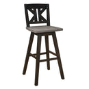  Homelegance Amsonia 5602-29BKS1 Swivel Pub Height Chair IMAGE 2