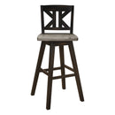  Homelegance Amsonia 5602-29BKS1 Swivel Pub Height Chair IMAGE 4