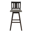  Homelegance Amsonia 5602-29BKS2 Swivel Pub Height Chair IMAGE 1