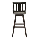  Homelegance Amsonia 5602-29BKS2 Swivel Pub Height Chair IMAGE 3