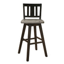  Homelegance Amsonia 5602-29BKS2 Swivel Pub Height Chair IMAGE 4