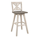  Homelegance Amsonia 5602-29WT Swivel Pub Height Chair IMAGE 2