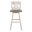  Homelegance Amsonia 5602-29WTS1 Swivel Pub Height Chair IMAGE 1
