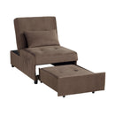  Homelegance Garrell 4615-F2 Lift Top Storage Bench with Pull-out Bed IMAGE 8