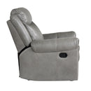  Manufacturer Color_Grey -- Aram 8206GRY-1 Glider Reclining Chair IMAGE 3