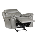  Manufacturer Color_Grey -- Aram 8206GRY-1 Glider Reclining Chair IMAGE 5