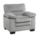  Manufacturer Color_Grey -- Homelegance Keighly Stationary Fabric Chair IMAGE 2