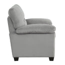  Manufacturer Color_Grey -- Homelegance Keighly Stationary Fabric Chair IMAGE 3
