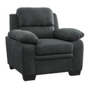  Manufacturer Color_Dark grey -- Homelegance Holleman Stationary Fabric Chair IMAGE 2