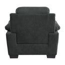  Manufacturer Color_Dark grey -- Homelegance Holleman Stationary Fabric Chair IMAGE 4