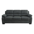  Manufacturer Color_Dark grey -- Homelegance Holleman Stationary Fabric Sofa IMAGE 1
