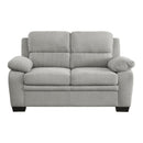  Manufacturer Color_Grey -- Holleman 9333GY-2 Love Seat IMAGE 1